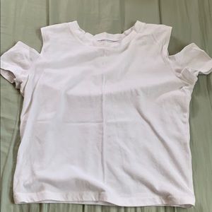 cold shoulder t-shirt